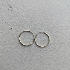 20 mm Sterling silver 925 hoop earrings